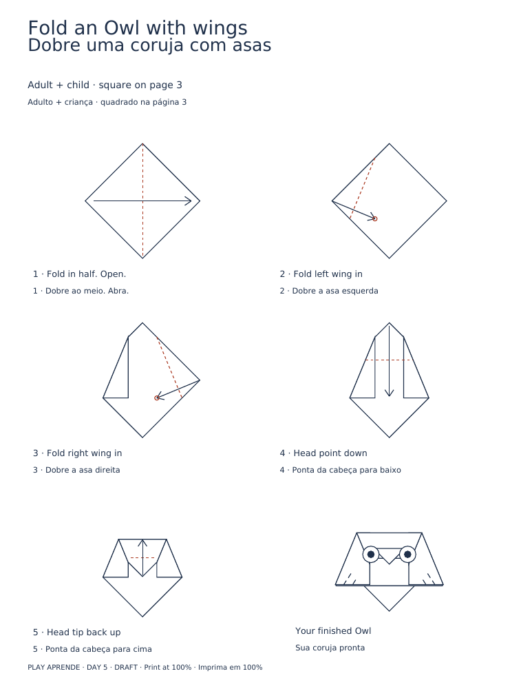Printable preview: Your paper owl