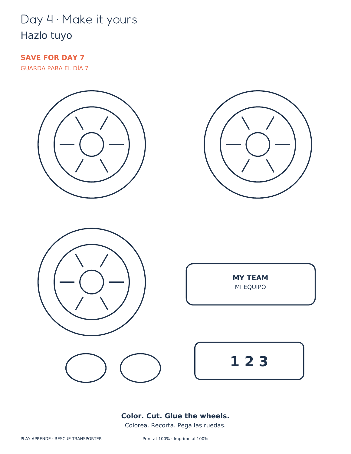 Printable preview: Your truck’s wheels