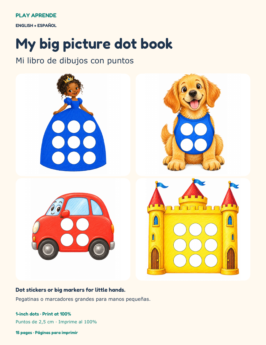Cover of My big picture dot book