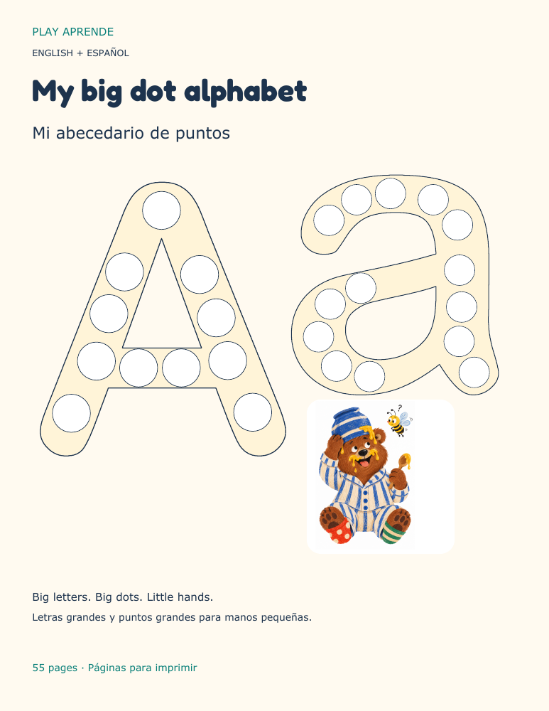 Cover of My big dot alphabet
