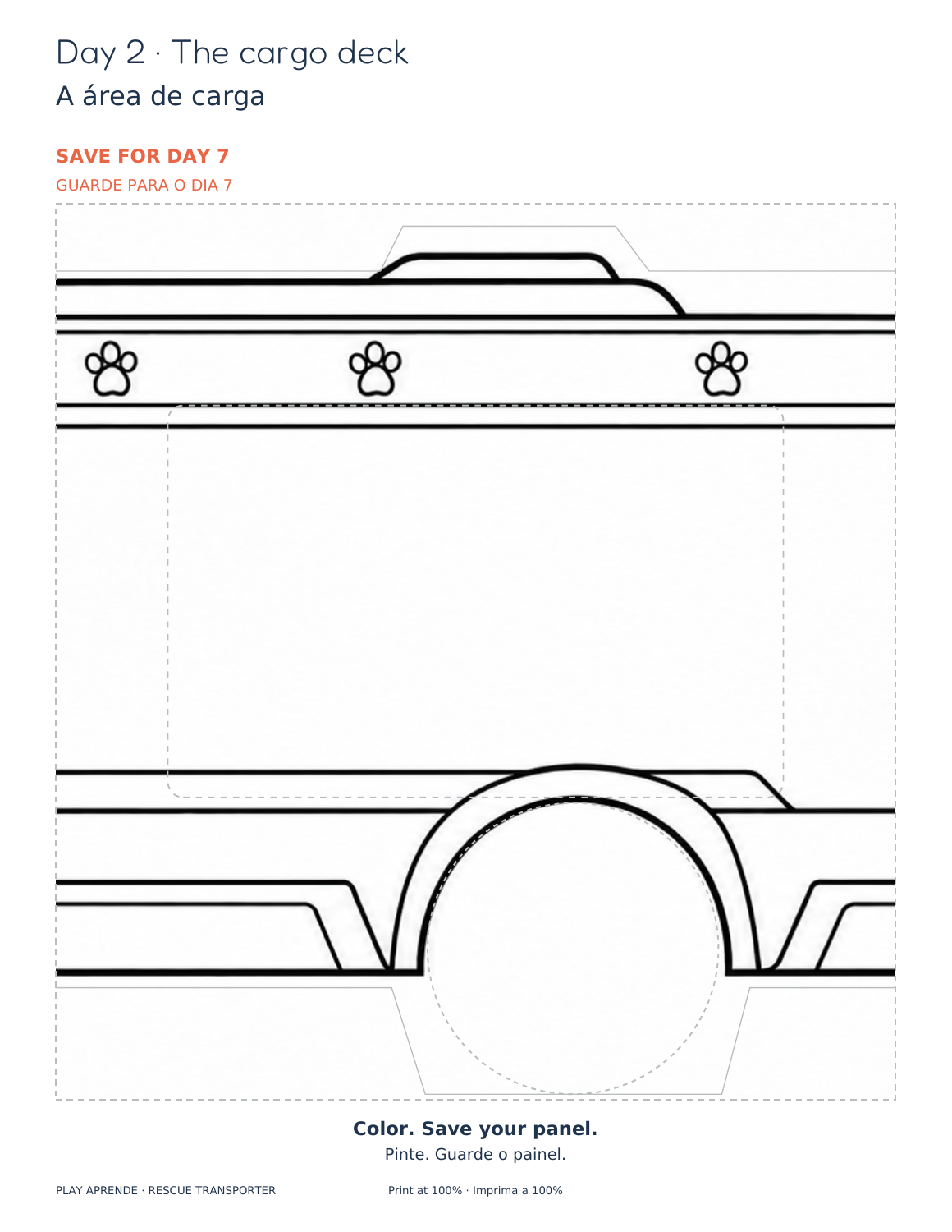 Printable preview: Your truck’s middle panel