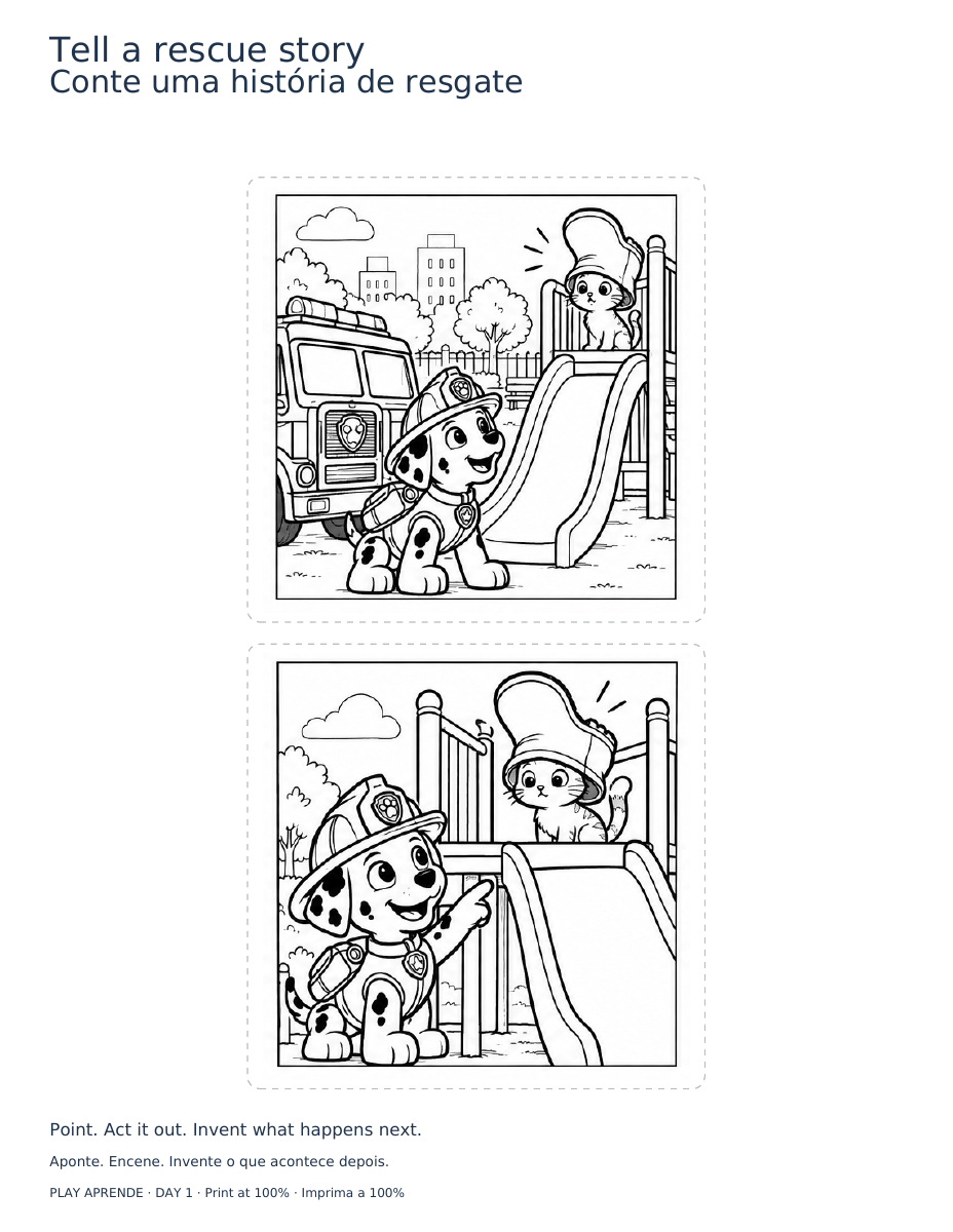 Printable preview: The kitten’s big rescue