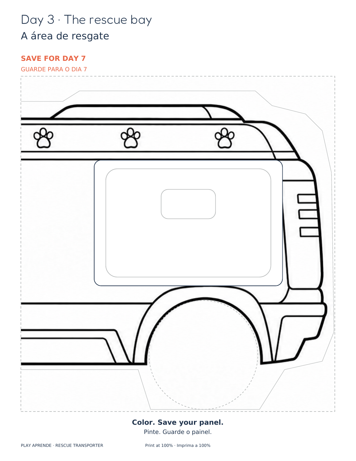 Printable preview: Your truck’s rear panel
