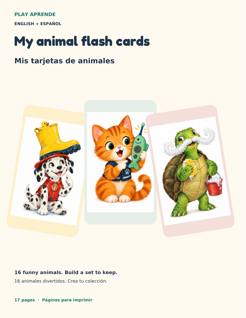 Cover of My animal flash cards