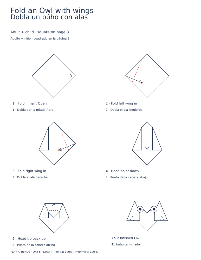 Printable preview: Your paper owl