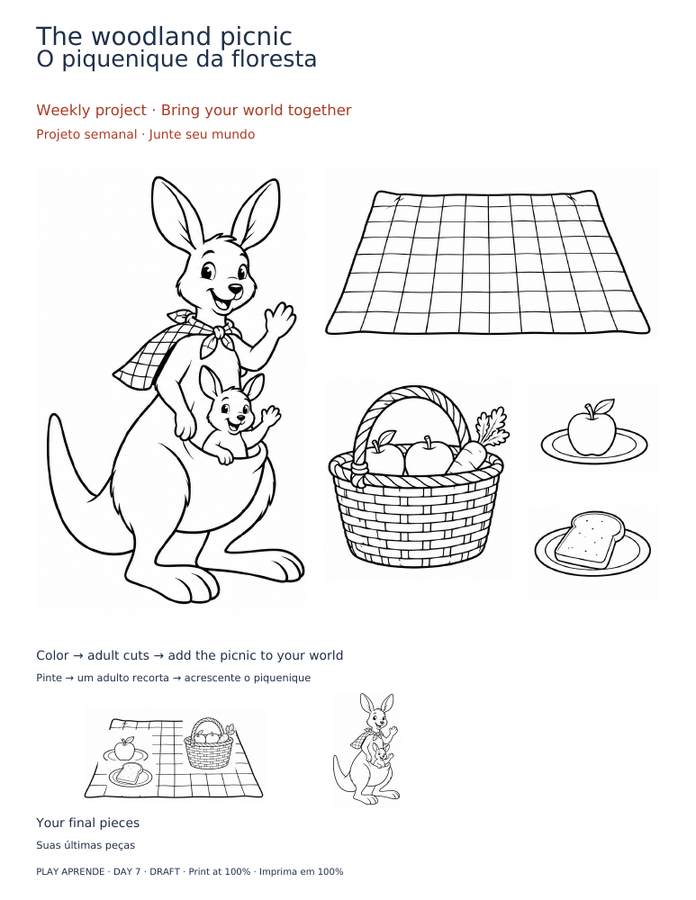 Printable preview: Bring your woodland together